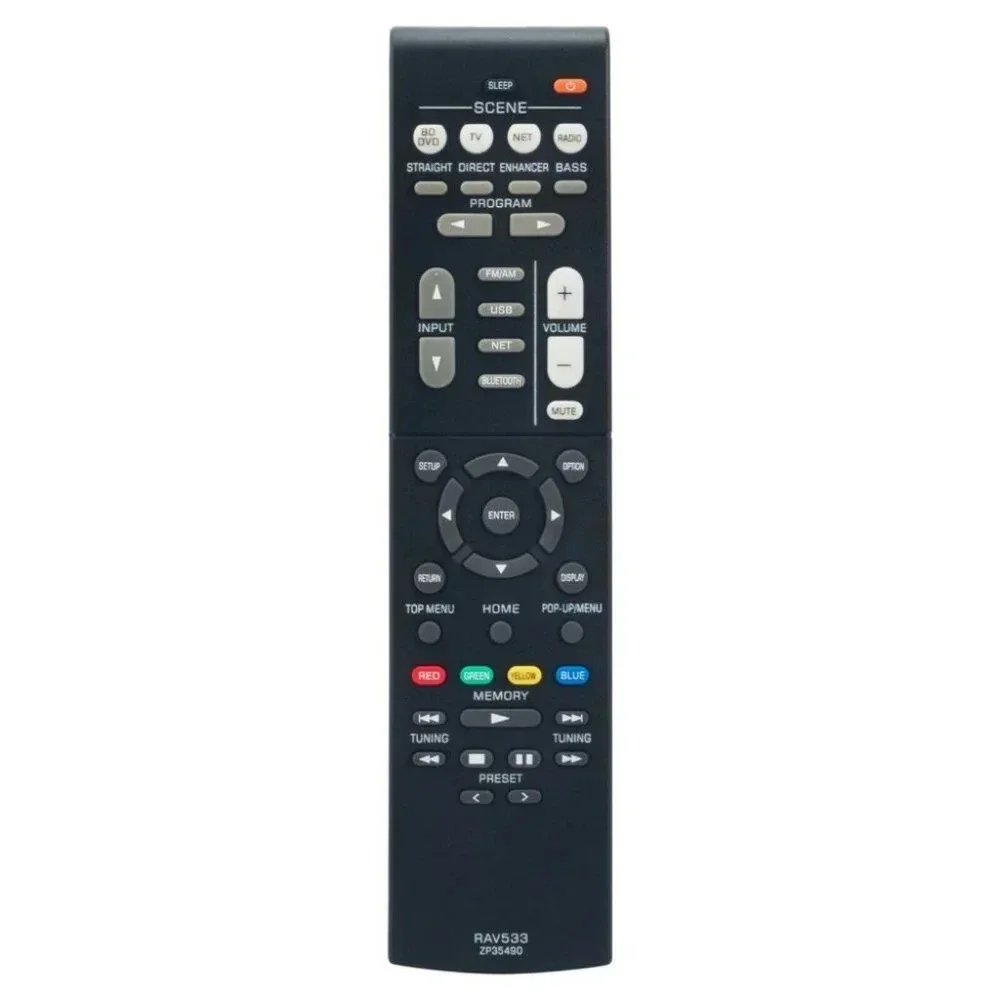 RAV533 Replace Remote for Yamaha AV Receiver HTR-5069 RX-A660 RX-V581 RX-V583 - Picture 1 of 5
